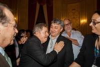 Danilo foi cumprimentar Lula pelo estímulo ao ensino e à pesquisa realizado durante seu governo. - Foto: Divulgação
